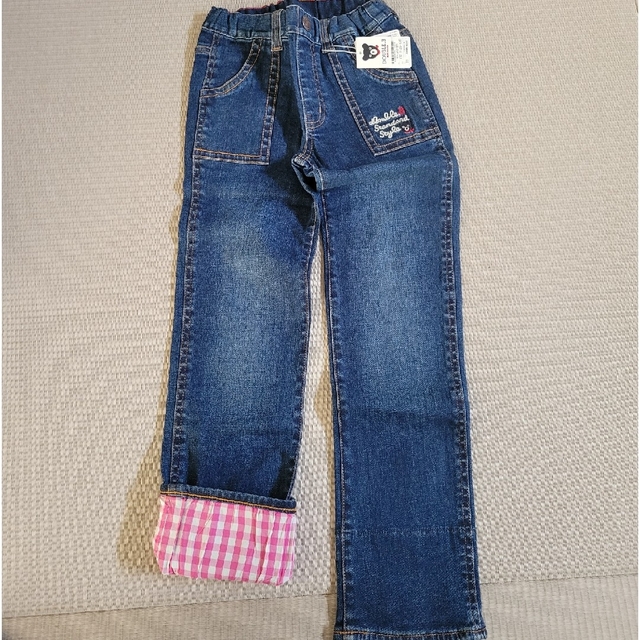 DOUBLE.B(ダブルビー)のミキハウスダブルB　デニム130新品 キッズ/ベビー/マタニティのキッズ服男の子用(90cm~)(パンツ/スパッツ)の商品写真