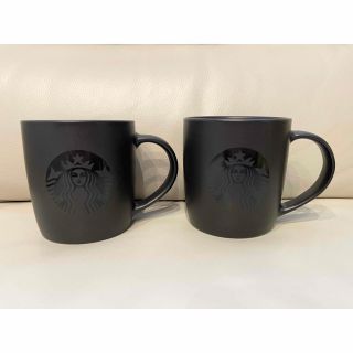 スターバックスコーヒー(Starbucks Coffee)の【新品未使用＆匿名配送】コストコ　スターバックス マグカップ 2個セット　黒(グラス/カップ)