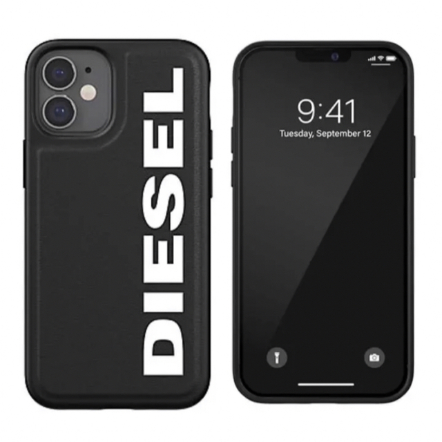 ◆DIESELディーゼル◆ iPhoneケース ブラックホワイト