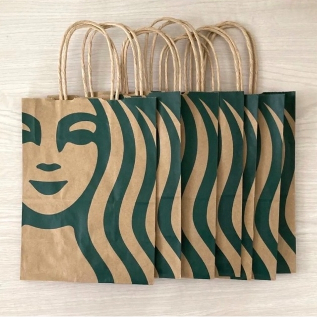スタバ Starbucks スターバックス 紙袋 7枚 | フリマアプリ ラクマ