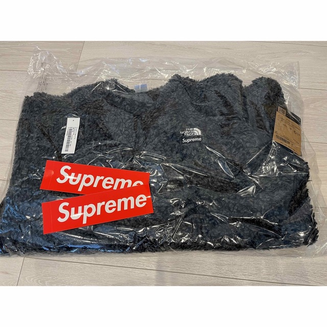 激安XL！Supreme×The North Faceハイパイルスウェット