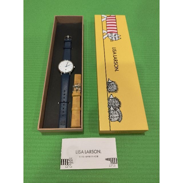 Lisa Larson(リサラーソン)の【現品割引】リサラーソン 腕時計 メンズ レディース ユニセックス 替ベルト付き メンズの時計(腕時計(アナログ))の商品写真