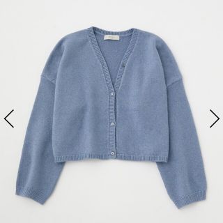 マウジー(moussy)のmoussy M_CROP KNIT BUTTON UP カーディガン(カーディガン)