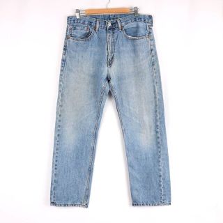 リーバイス(Levi's)のリーバイス デニムパンツ ジーンズ 505 ストレート ボトムス アメリカ買付品 海外古着 メンズ W34L30サイズ ブルー Levi's(ジャージ)