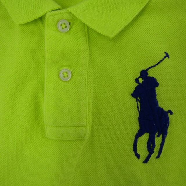 POLO RALPH LAUREN(ポロラルフローレン)のポロ・ラルフローレン 半袖ポロシャツ ビックポニー ナンバー3 トップス キッズ 男の子用 110サイズ グリーン POLO RALPH LAUREN キッズ/ベビー/マタニティのキッズ服男の子用(90cm~)(Tシャツ/カットソー)の商品写真