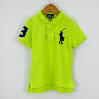 ポロラルフローレン(POLO RALPH LAUREN)のポロ・ラルフローレン 半袖ポロシャツ ビックポニー ナンバー3 トップス キッズ 男の子用 110サイズ グリーン POLO RALPH LAUREN(Tシャツ/カットソー)