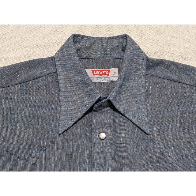 Levi's(リーバイス)の70s Levis リーバイス ウエスタンシャツ ヴィンテージBIGE 米国古着 メンズのトップス(シャツ)の商品写真