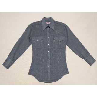 リーバイス(Levi's)の70s Levis リーバイス ウエスタンシャツ ヴィンテージBIGE 米国古着(シャツ)