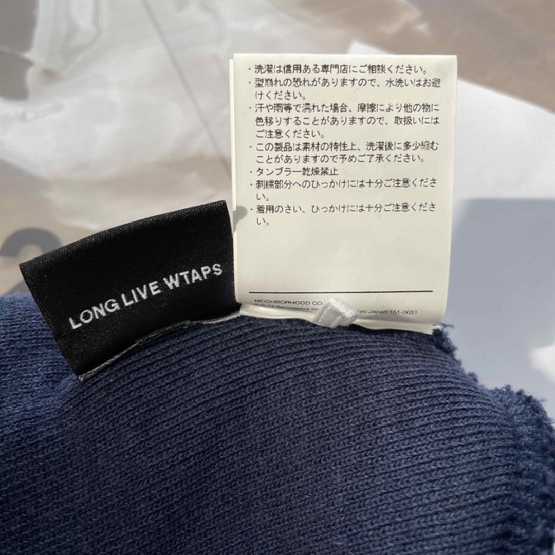 W)taps(ダブルタップス)のWTAPS ビーニー  COOL MAX  ネイビー　シンプル　試着のみ メンズの帽子(ニット帽/ビーニー)の商品写真