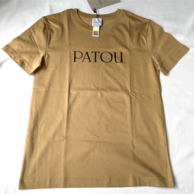 新品未着用 Patouオーガニックコットン ロゴTシャツ Chestnut S