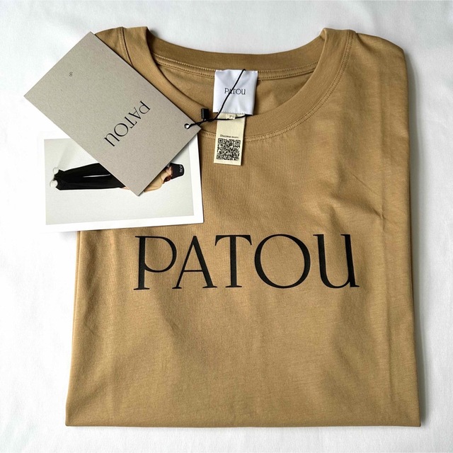 新品未着用 Patouオーガニックコットン ロゴTシャツ Chestnut Sトップス