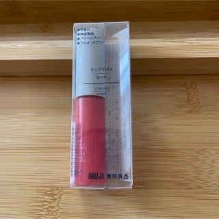 ムジルシリョウヒン(MUJI (無印良品))の新品　無印良品 リップグロス ピーチ　4.6g(リップグロス)