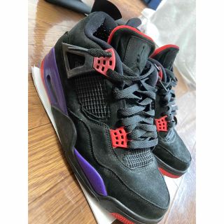 ナイキ(NIKE)のNike Air Jordan 4 黒/紫 29cm 箱無し(スニーカー)