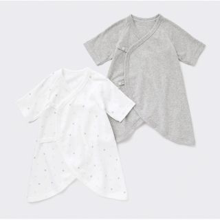 ユニクロ(UNIQLO)のUNIQLO コンビ肌着（50〜60㎝）２枚組(肌着/下着)