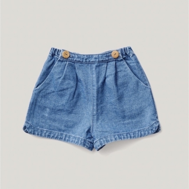 SOOR PLOOM(ソーアプルーム)の最終価格 soor ploom Esther short デニム パンツ ズボン キッズ/ベビー/マタニティのキッズ服女の子用(90cm~)(パンツ/スパッツ)の商品写真