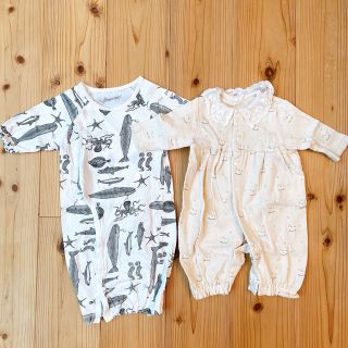 Baabook Cottoli 2WAYオール 2枚セット(カバーオール)