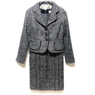 マックスマーラ(Max Mara)のマックスマーラ ワンピーススーツ - 黒×白(スーツ)