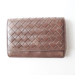 ボッテガヴェネタ(Bottega Veneta)のボッテガヴェネタ 名刺入れ ダークブラウン(名刺入れ/定期入れ)