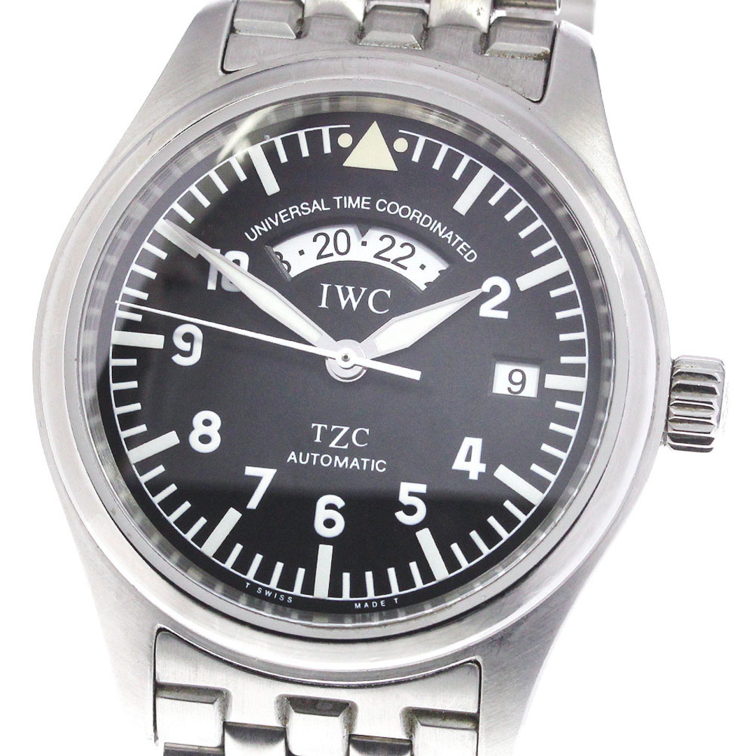 IWC IWC SCHAFFHAUSEN IW325102 パイロットウォッチ フリーガー UTC 自動巻き メンズ 保証書付き_742675