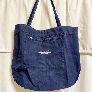 ズッカ(ZUCCa)のZUCCa TRAVAIL コットンミニトートバッグ　使用感あり(トートバッグ)