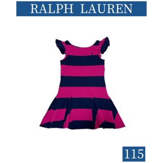 ラルフローレン(Ralph Lauren)の【未使用】RALPH LAUREN/ラルフローレン ボーダー ワンピース 115(ワンピース)