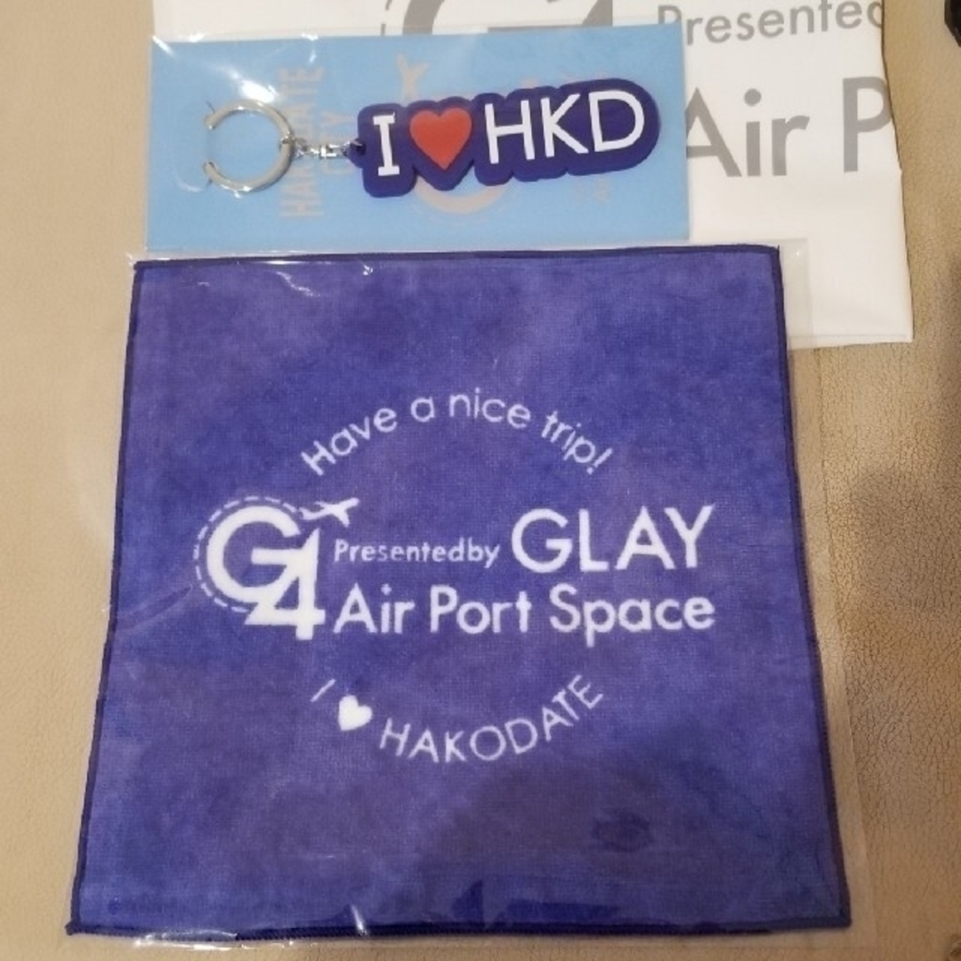 GLAY 函館スートライプくまとキーホルダー2点セット