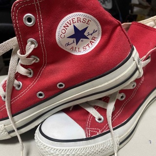 コンバース(CONVERSE)のお値下げ中！コンバース　ハイカットスニーカー【24.5㎝】(スニーカー)