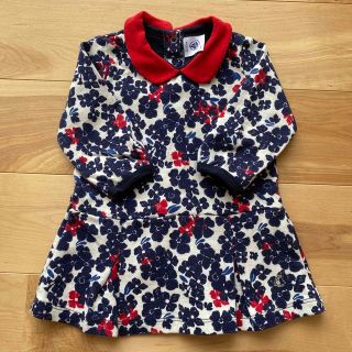 プチバトー(PETIT BATEAU)のプチバトー♡女の子春秋ワンピース(ワンピース)