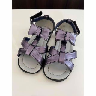 ベベ(BeBe)のBeBe リボンサンダル　16cm(サンダル)