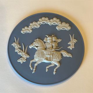 ウェッジウッド(WEDGWOOD)の新品未使用　ウェッジウッド ジャスパー　リトルサムライプレート　兜　侍(食器)