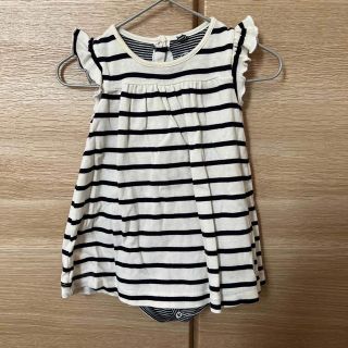 プチバトー(PETIT BATEAU)のプチバトー　ロンパース(ワンピース)