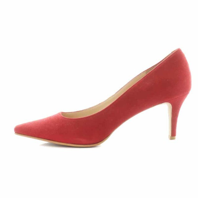 DIANA(ダイアナ)のダイアナ DIANA パンプス スエード ハイヒール 25cm 赤 レッド レディースの靴/シューズ(ハイヒール/パンプス)の商品写真