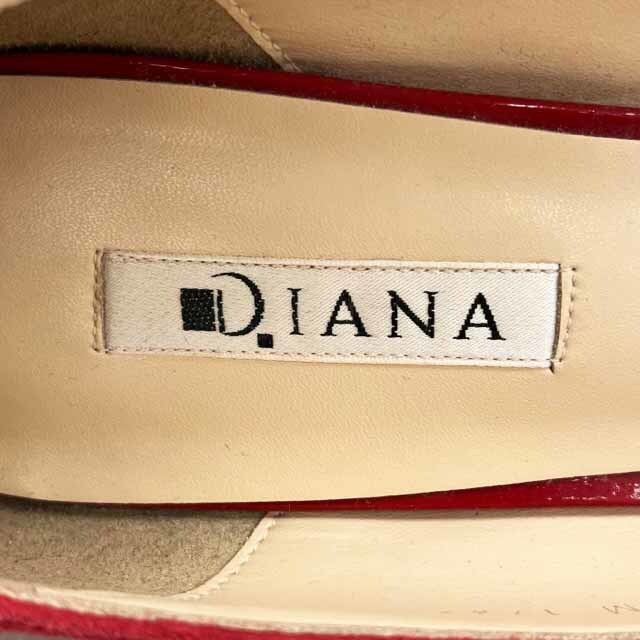 DIANA(ダイアナ)のダイアナ DIANA パンプス スエード ハイヒール 25cm 赤 レッド レディースの靴/シューズ(ハイヒール/パンプス)の商品写真