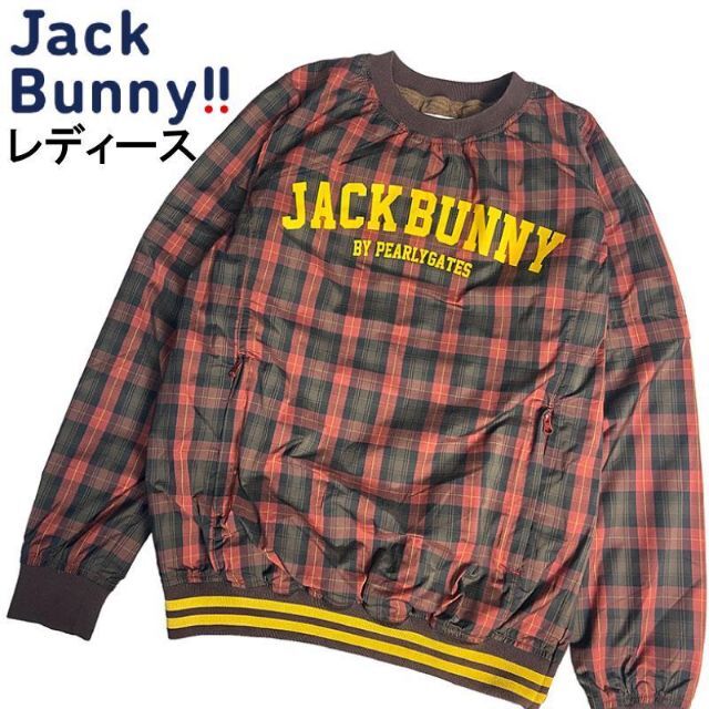 JACK BUNNY!!(ジャックバニー)のジャックバニー スニードジャック 2way 起毛 ブルゾン チェック柄 1 ☆ スポーツ/アウトドアのゴルフ(ウエア)の商品写真