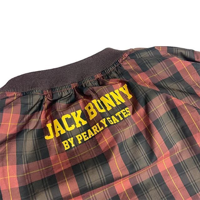 JACK BUNNY!!(ジャックバニー)のジャックバニー スニードジャック 2way 起毛 ブルゾン チェック柄 1 ☆ スポーツ/アウトドアのゴルフ(ウエア)の商品写真