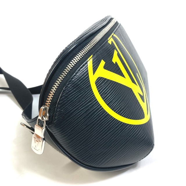 LOUIS VUITTON(ルイヴィトン)のルイヴィトン LOUIS VUITTON バムバッグ M55131 エピ LVサークル カバン ショルダーバッグ ウエストバッグ エピレザー ブラック メンズのバッグ(ウエストポーチ)の商品写真