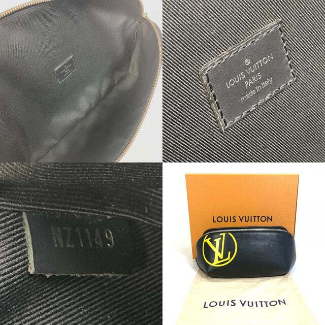 LOUIS VUITTON(ルイヴィトン)のルイヴィトン LOUIS VUITTON バムバッグ M55131 エピ LVサークル カバン ショルダーバッグ ウエストバッグ エピレザー ブラック メンズのバッグ(ウエストポーチ)の商品写真