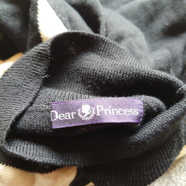 Dear Princess(ディアプリンセス)のDearPrincess ディアプリンセス　格子柄半袖ニット レディースのトップス(ニット/セーター)の商品写真