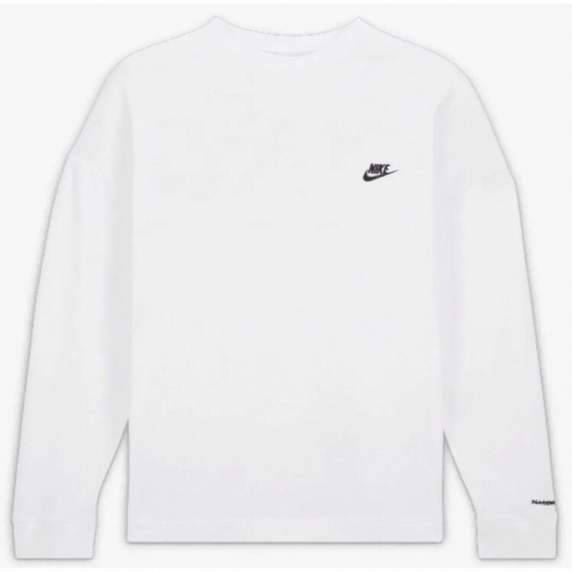 PEACEMINUSONE(ピースマイナスワン)のXS PEACEMINUSONE PMO NIKE LS Tee White メンズのトップス(Tシャツ/カットソー(七分/長袖))の商品写真