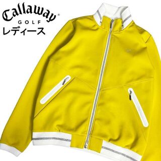 キャロウェイ(Callaway)のCALLAWAY キャロウェイ レッドレーベル ブルゾン イエロー M(ウエア)