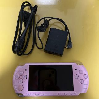 プレイステーションポータブル(PlayStation Portable)のPSP-3000 本体　中古(携帯用ゲーム機本体)