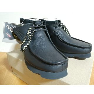 クラークス(Clarks)の未使用 uk5.5 24.5cm クラークス ワラビー ブーツ GTX ブラック(ブーツ)