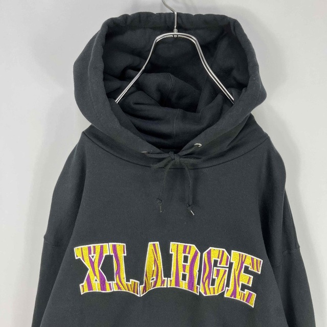 XLARGE - XLARGE エクストララージ ゼブラ 刺繍ロゴ プルオーバー 