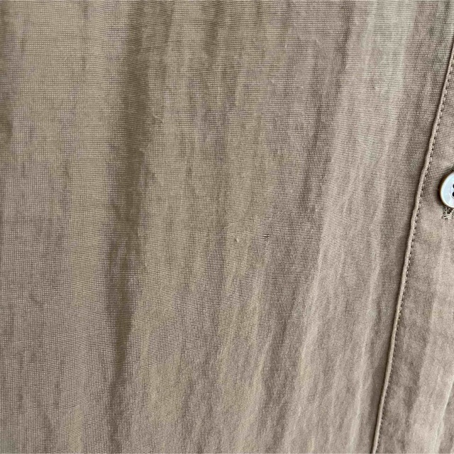 CHAOS(カオス)のchaos ライドロングシャツ　ベージュ レディースのトップス(シャツ/ブラウス(長袖/七分))の商品写真