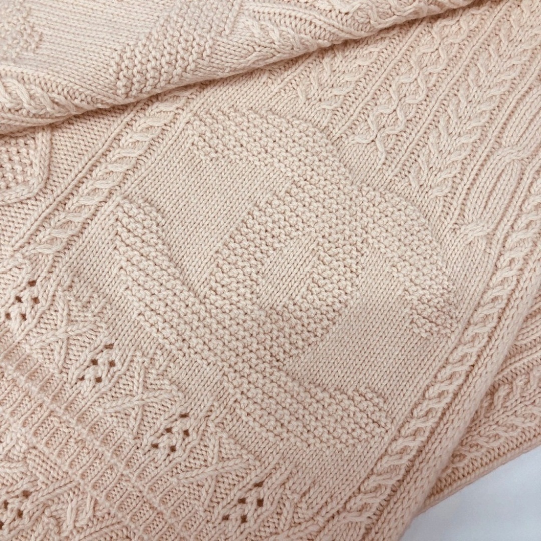 高質で安価 ニット毛布 大判ニットブランケット ブランケット CC ココ