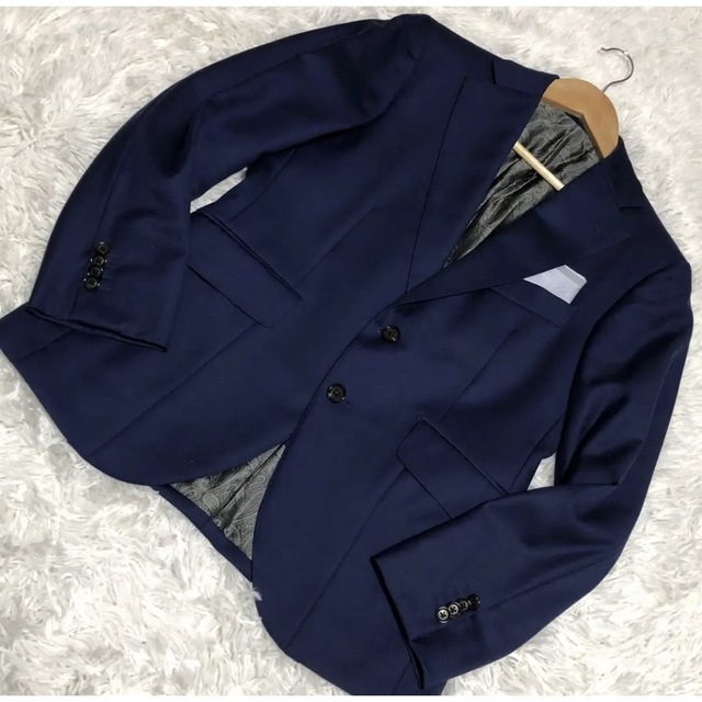 【DORMEUIL】セットアップ ビジネススーツ ネイビー メンズ M 1