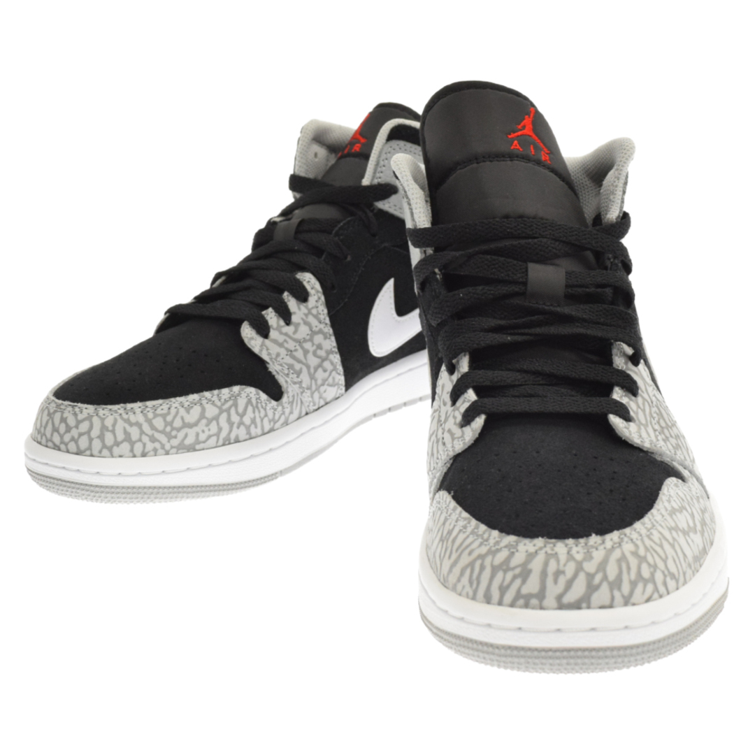 NIKE(ナイキ)のNIKE ナイキ AIR JORDAN 1 MID ELEPHANT TOE DM1200-016 エアジョーダン1 ミッド トゥ ミッドカットスニーカー US9/27cm グレー/ブラック メンズの靴/シューズ(スニーカー)の商品写真