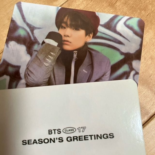 BTS 2017 ランダムトレカsuga season's greeting - daterightstuff.com