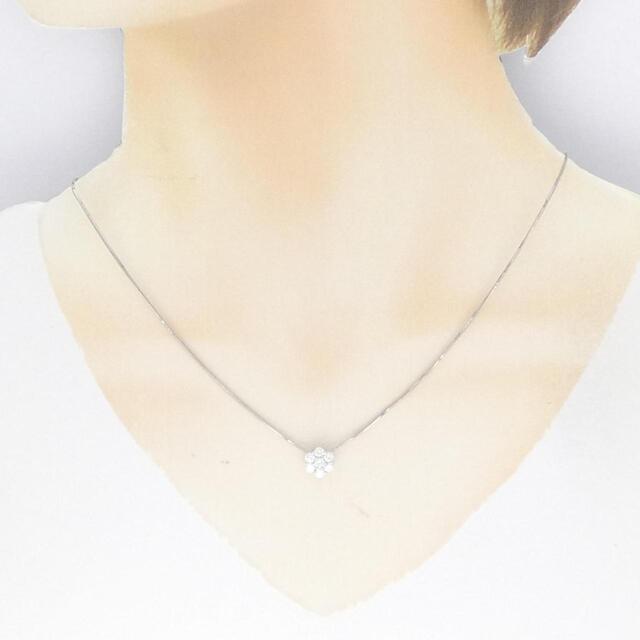 Pt ダイヤ 0.54ct トップ&ネックレス-