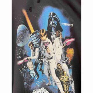 VETEMENTS STAR WARS パーカー　ベイダー　厚手タイプ